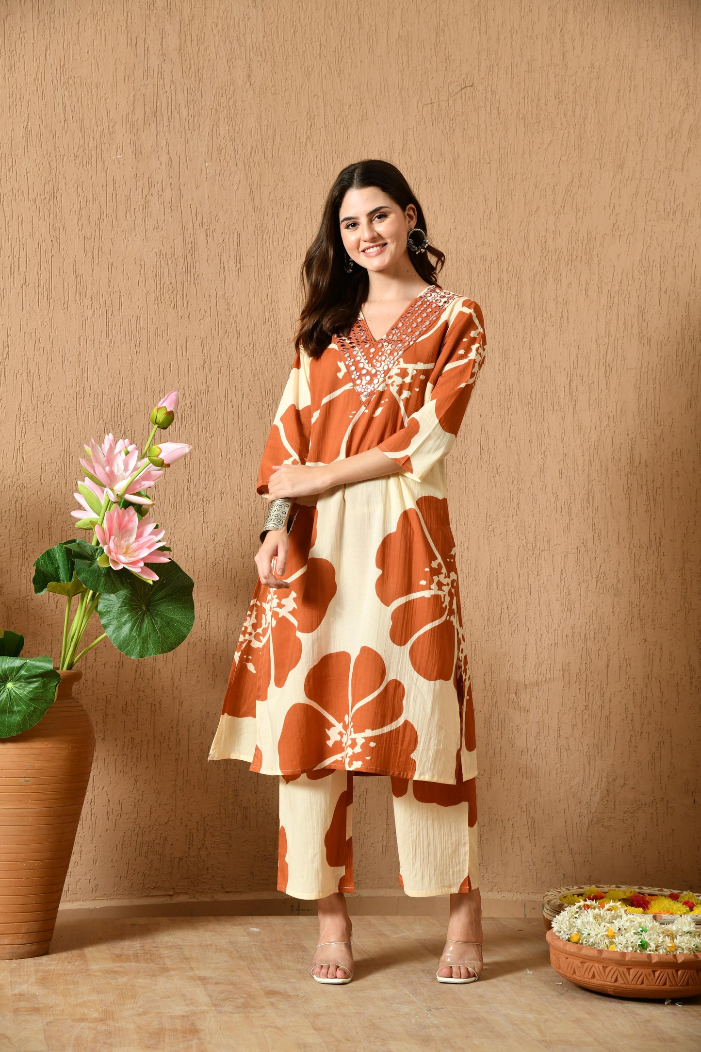 Pure cotton Rust Coordset