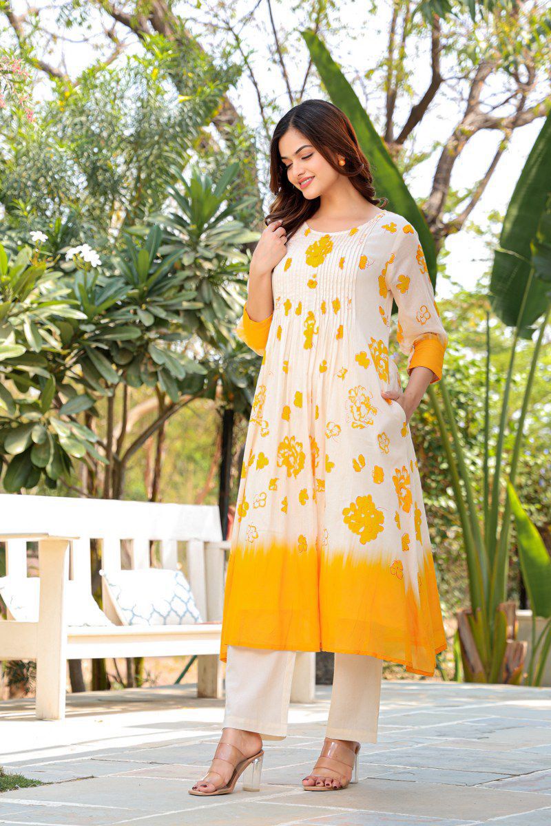 Premium Yellow coord set