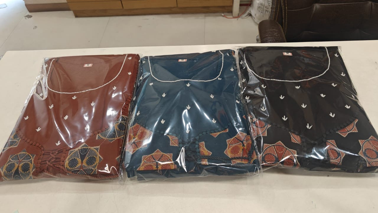 Pure Cotton Anarkali suit