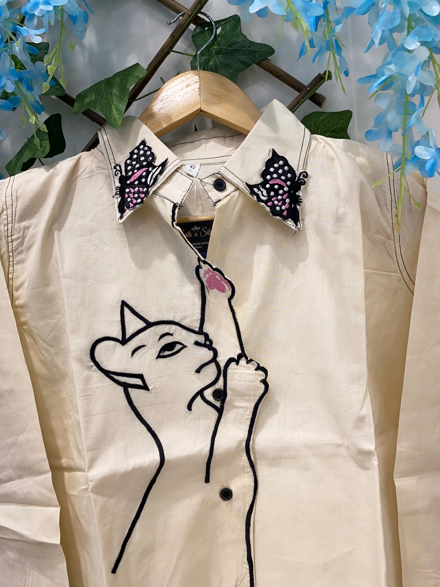 Cream White Premium Cotton Cat Climbing Set