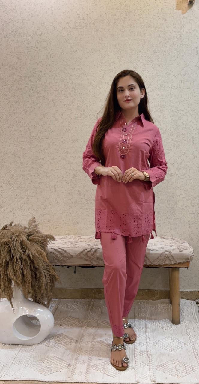 Cotton Flower Coord Set