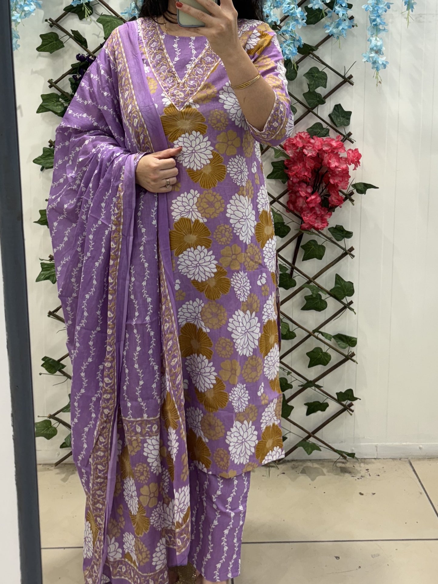 Lavender Cotton Set
