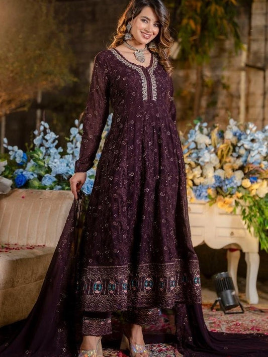 Georgette Anarkali suit
